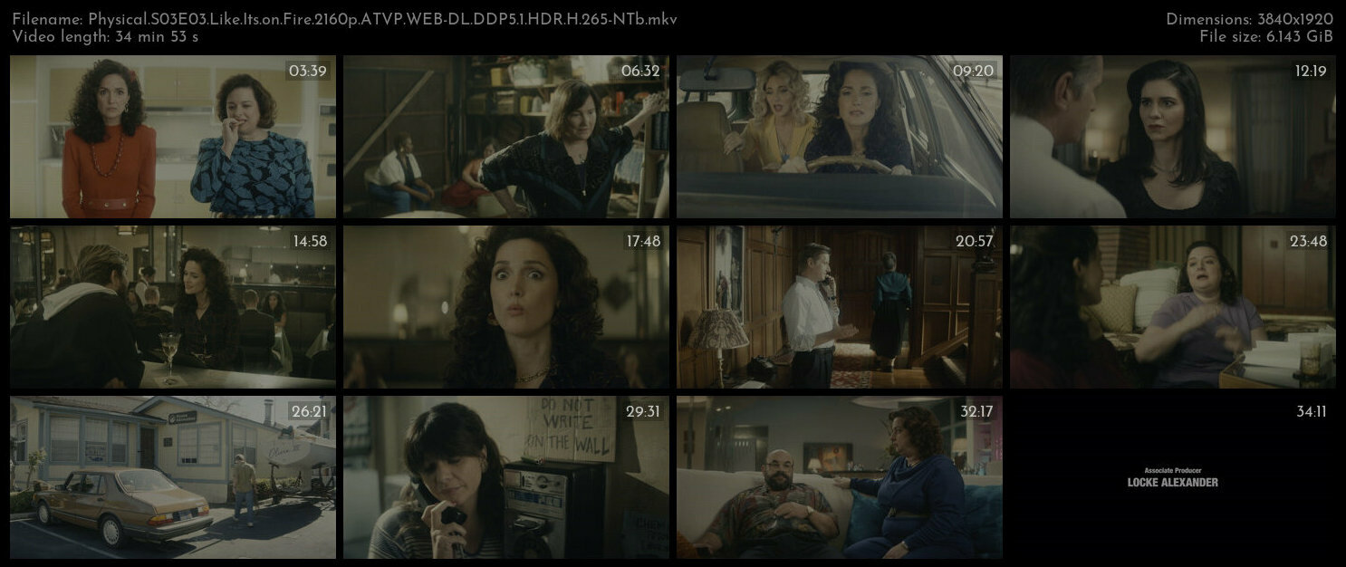 Physical S03E03 2160p ATVP WEB DL DDPA5 1 HDR HEVC NTb TGx