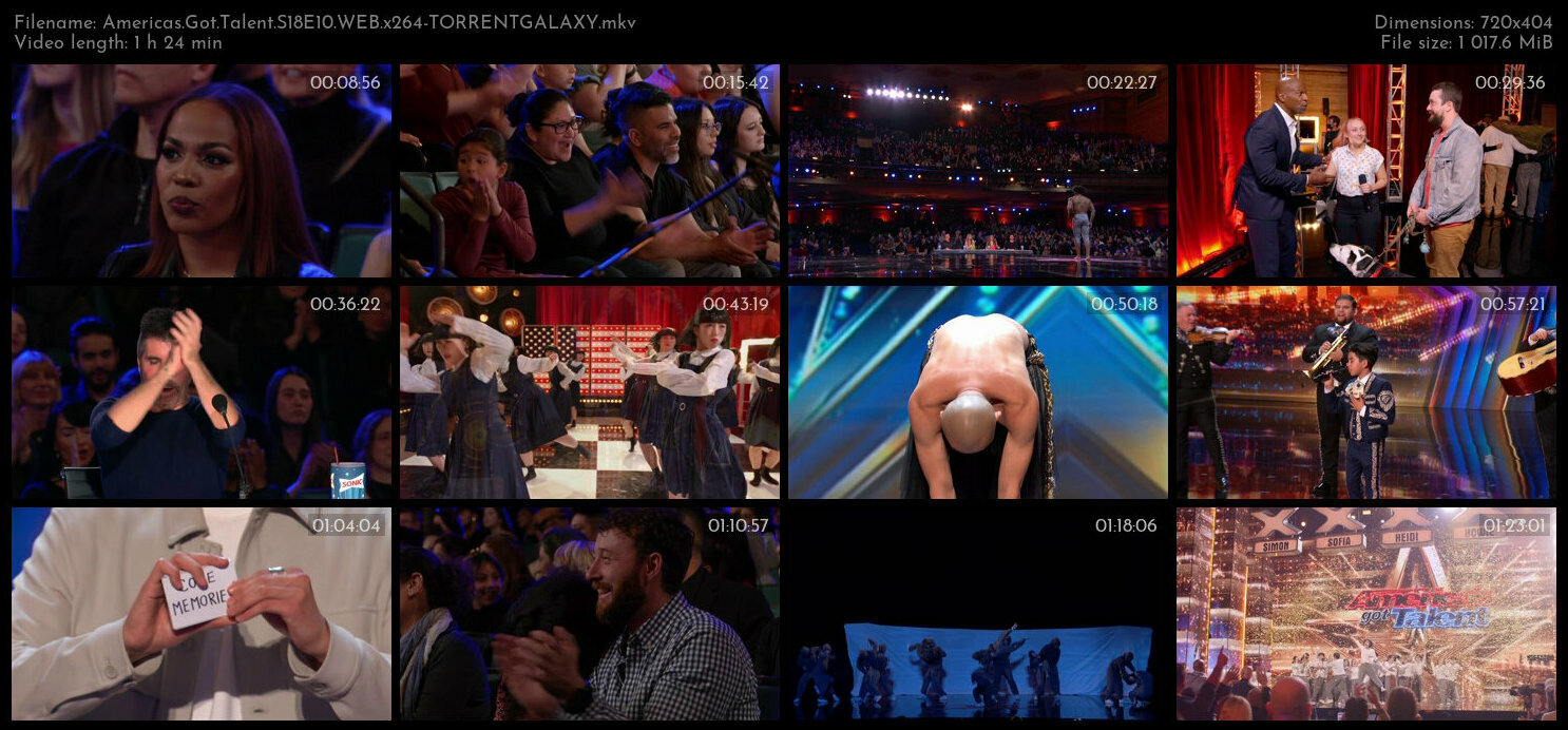 Americas Got Talent S18E10 WEB x264 TORRENTGALAXY