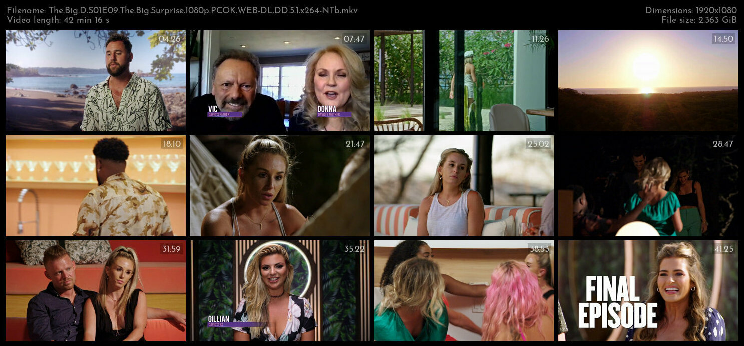 The Big D S01E09 The Big Surprise 1080p PCOK WEB DL DD 5 1 x264 NTb TGx