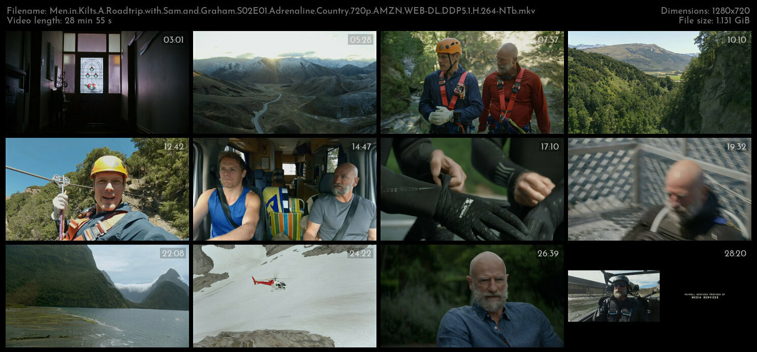 Men in Kilts A Roadtrip with Sam and Graham S02E01 Adrenaline Country 720p AMZN WEB DL DDP5 1 H 264