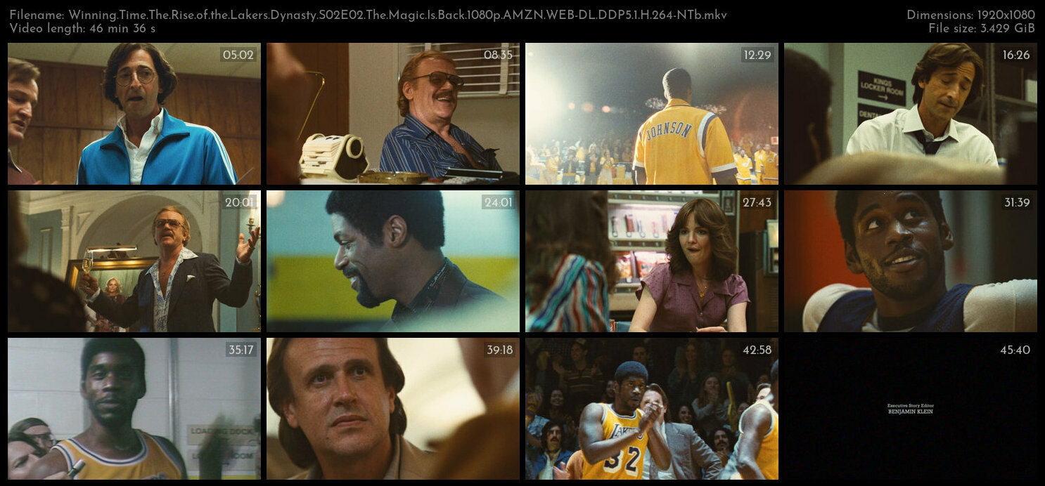 Winning Time The Rise of the Lakers Dynasty S02E02 The Magic Is Back 1080p AMZN WEB DL DDP5 1 H 264