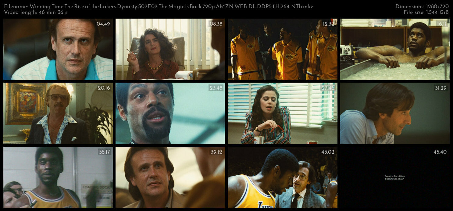 Winning Time The Rise of the Lakers Dynasty S02E02 The Magic Is Back 720p AMZN WEB DL DDP5 1 H 264 N