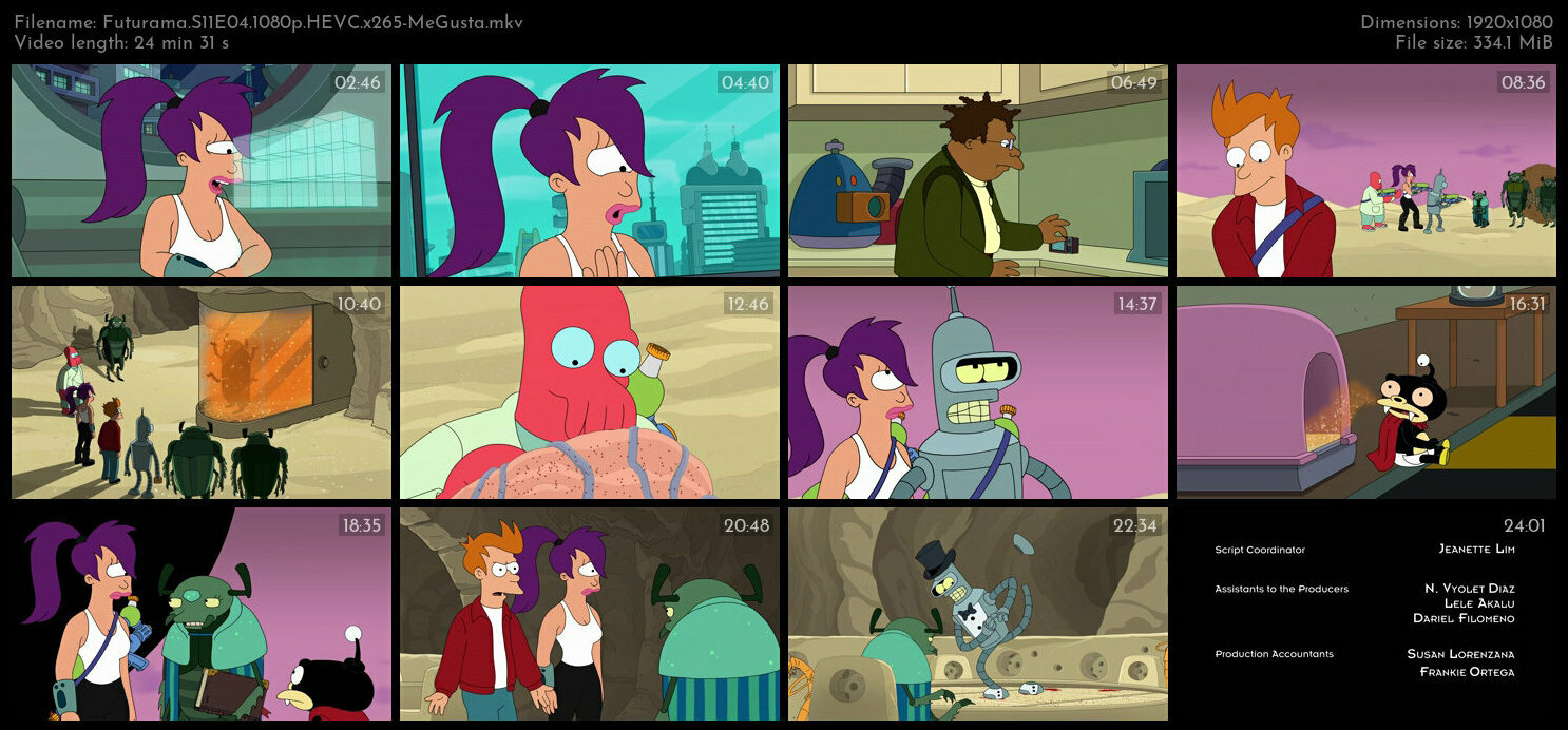 Futurama S11E04 1080p HEVC x265 MeGusta TGx