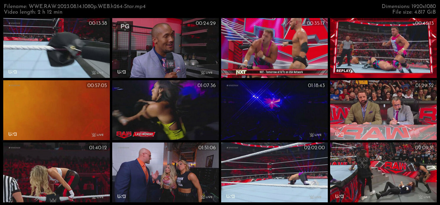 WWE RAW 2023 08 14 1080p WEB h264 Star TGx