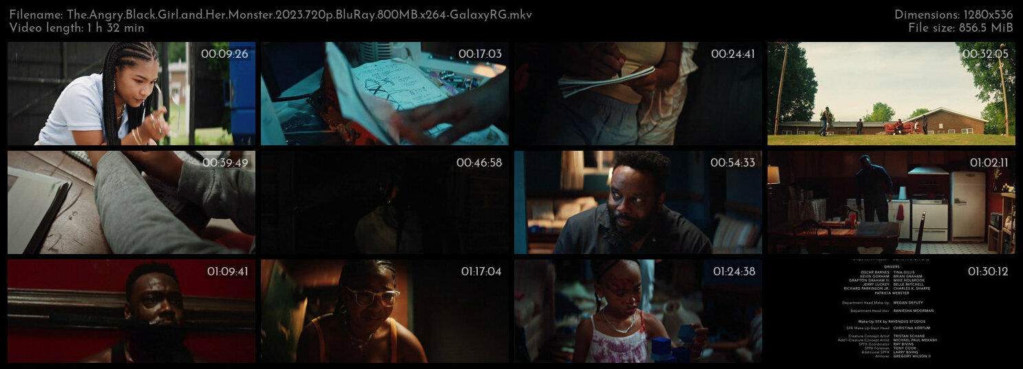 The Angry Black Girl and Her Monster 2023 720p BluRay 800MB x264 GalaxyRG