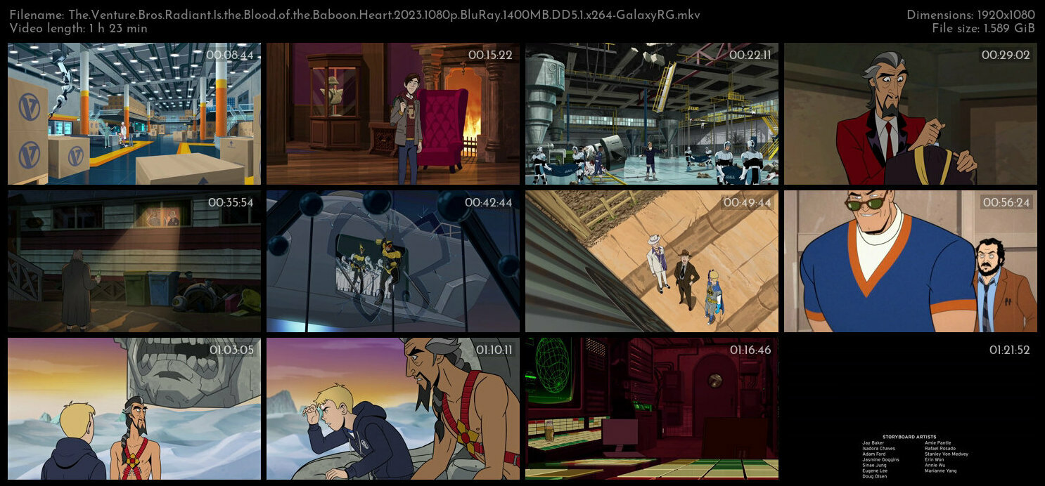 The Venture Bros Radiant Is the Blood of the Baboon Heart 2023 1080p BluRay 1400MB DD5 1 x264 Galaxy
