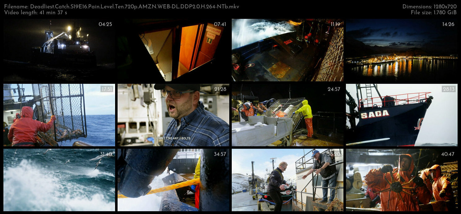 Deadliest Catch S19E16 Pain Level Ten 720p AMZN WEB DL DDP2 0 H 264 NTb TGx