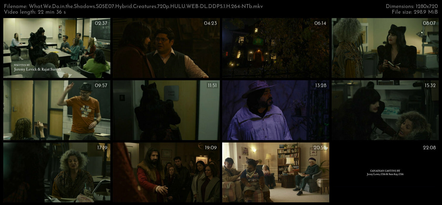 What We Do in the Shadows S05E07 Hybrid Creatures 720p HULU WEB DL DDP5 1 H 264 NTb TGx