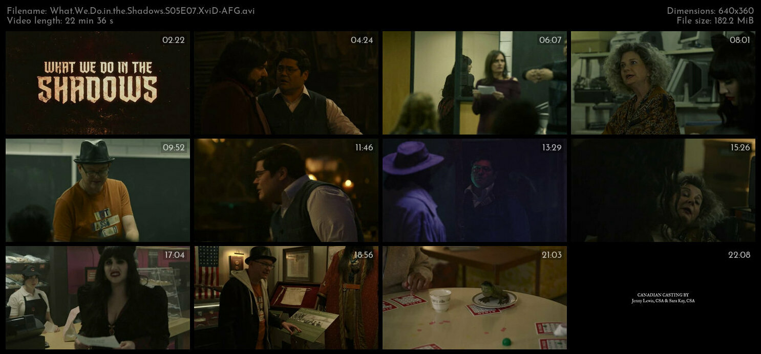 What We Do in the Shadows S05E07 XviD AFG TGx