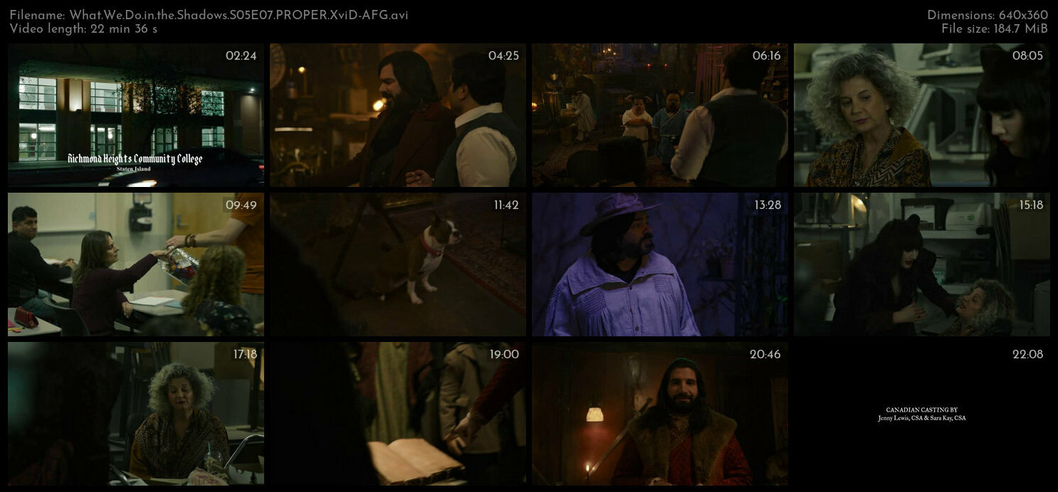 What We Do in the Shadows S05E07 PROPER XviD AFG TGx