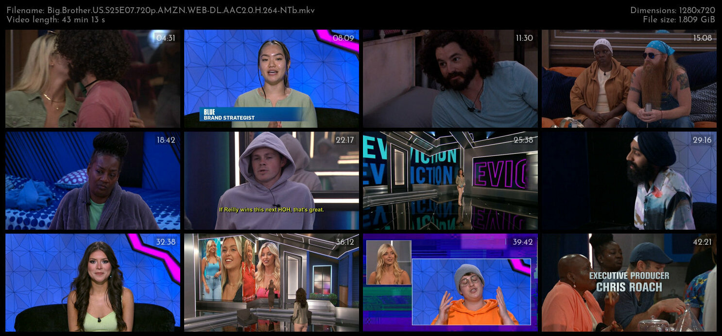 Big Brother US S25E07 720p AMZN WEB DL AAC2 0 H 264 NTb TGx