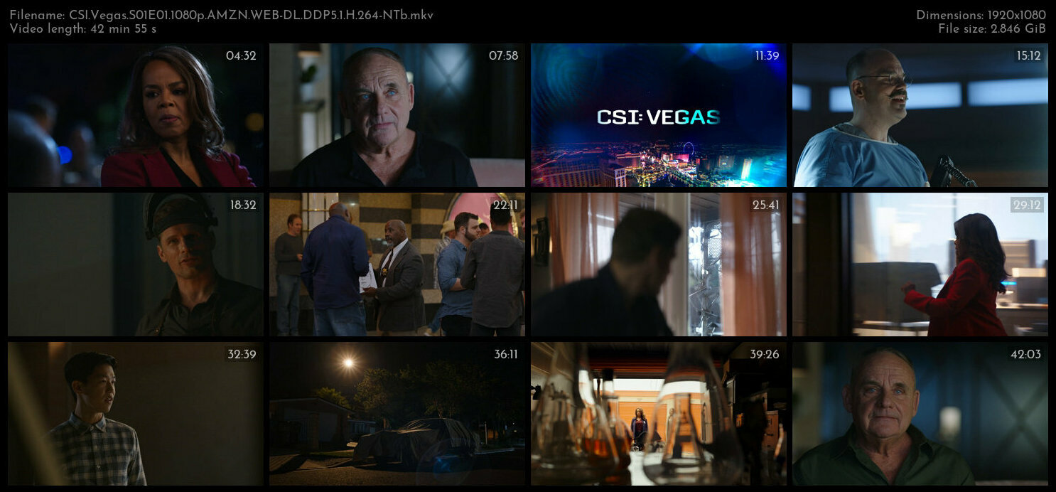 CSI Vegas S01E01 1080p AMZN WEB DL DDP5 1 H 264 NTb TGx