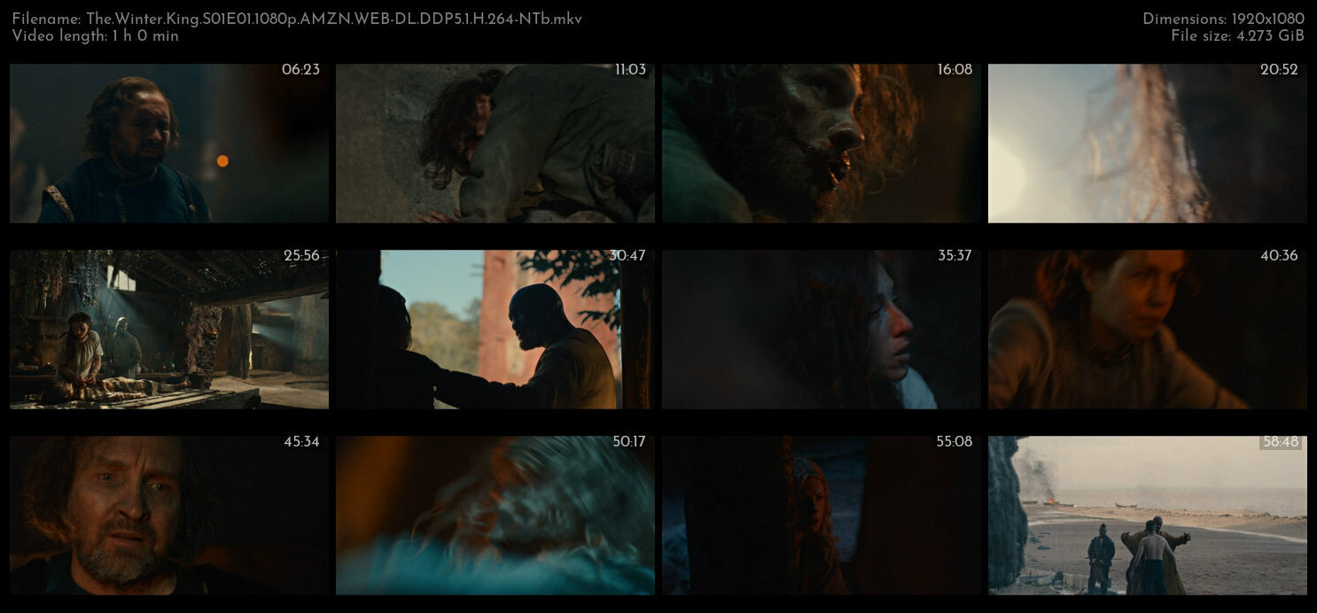 The Winter King S01E01 1080p AMZN WEB DL DDP5 1 H 264 NTb TGx