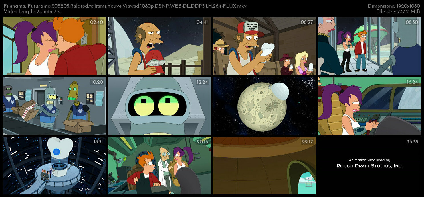 Futurama S08E05 Related to Items Youve Viewed 1080p DSNP WEB DL DDP5 1 H 264 FLUX TGx