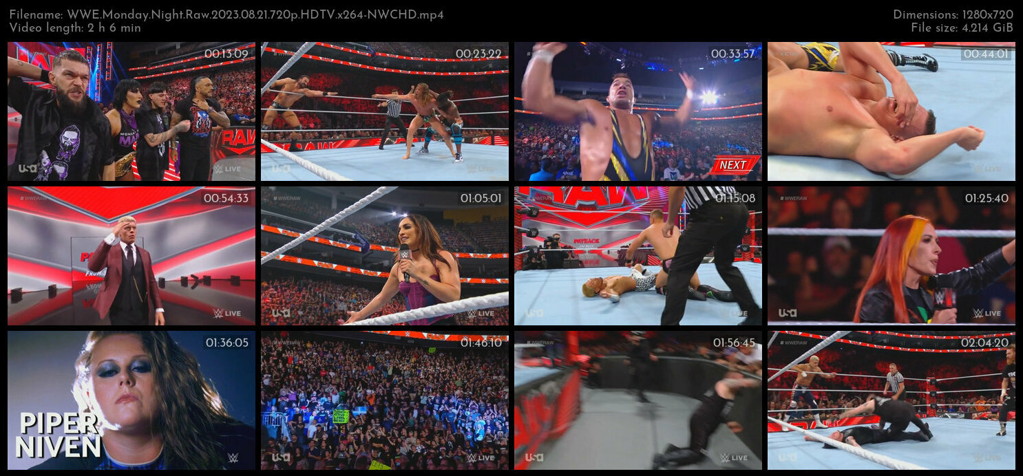 WWE Monday Night Raw 2023 08 21 720p HDTV x264 NWCHD TGx