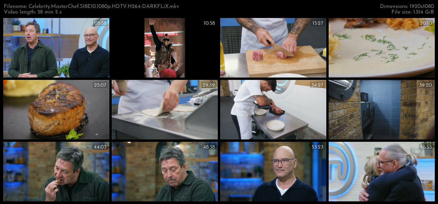 Celebrity MasterChef S18E10 1080p HDTV H264 DARKFLiX TGx