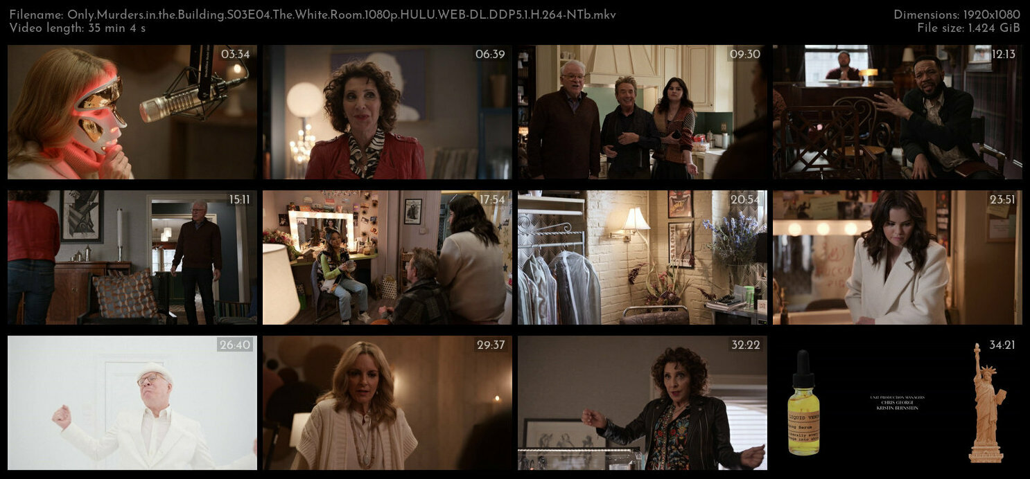 Only Murders in the Building S03E04 The White Room 1080p HULU WEB DL DDP5 1 H 264 NTb TGx