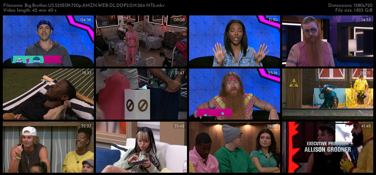 Big Brother US S25E09 720p AMZN WEB DL DDP2 0 H 264 NTb TGx