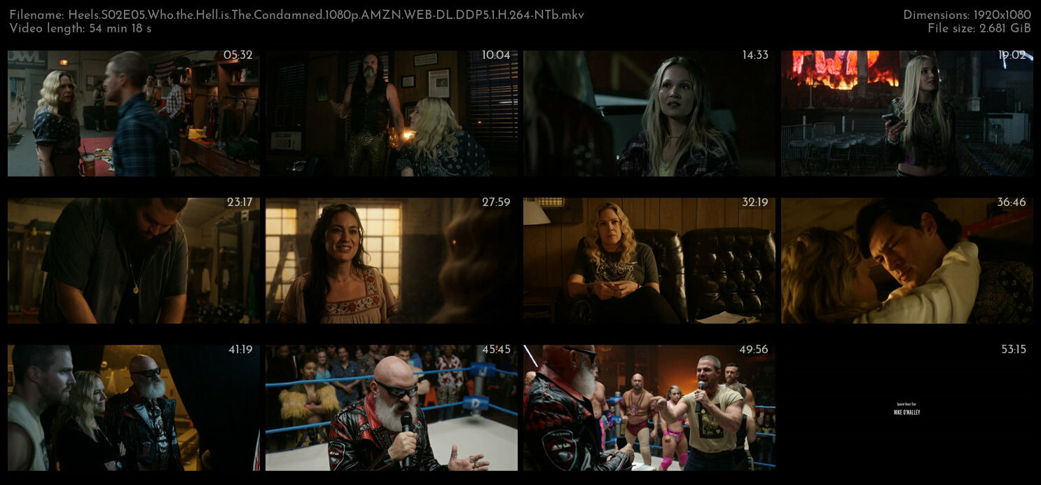 Heels S02E05 Who the Hell is The Condamned 1080p AMZN WEB DL DDP5 1 H 264 NTb TGx
