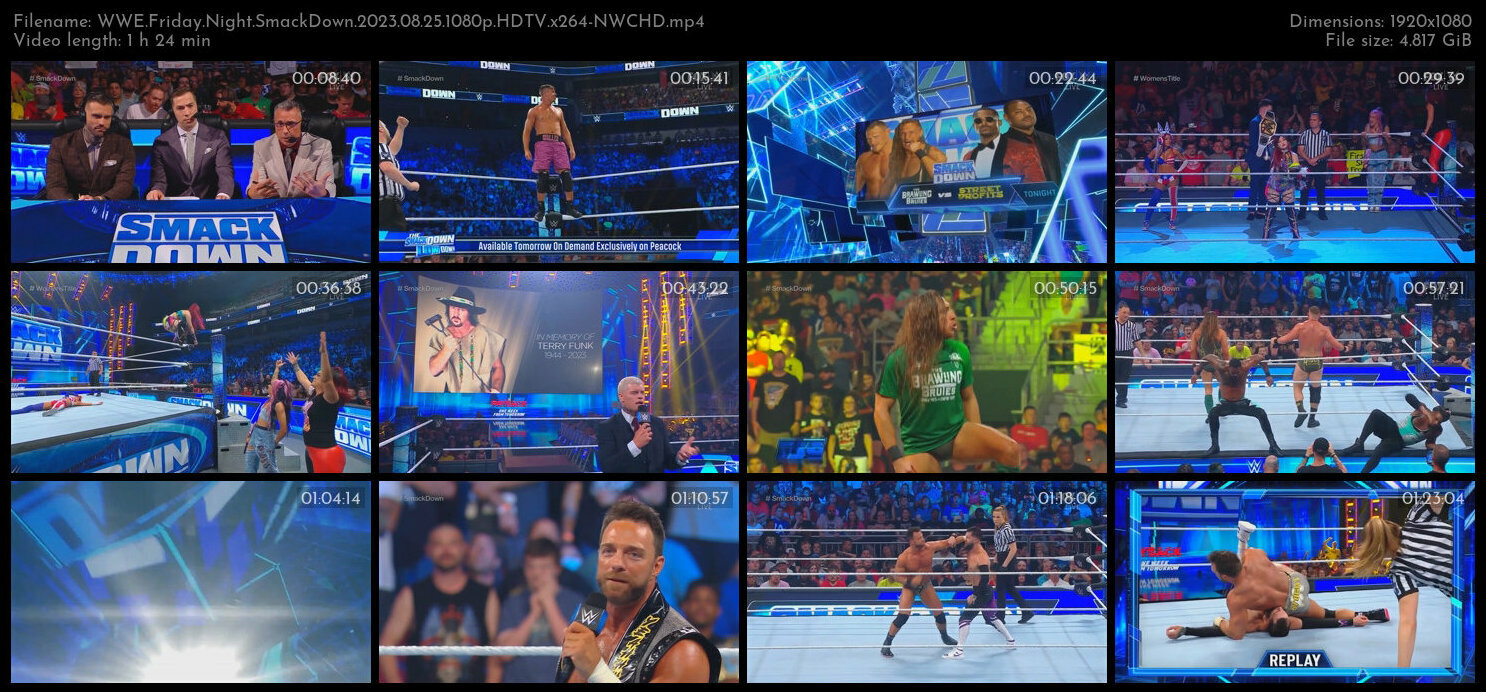 WWE Friday Night SmackDown 2023 08 25 1080p HDTV x264 NWCHD TGx