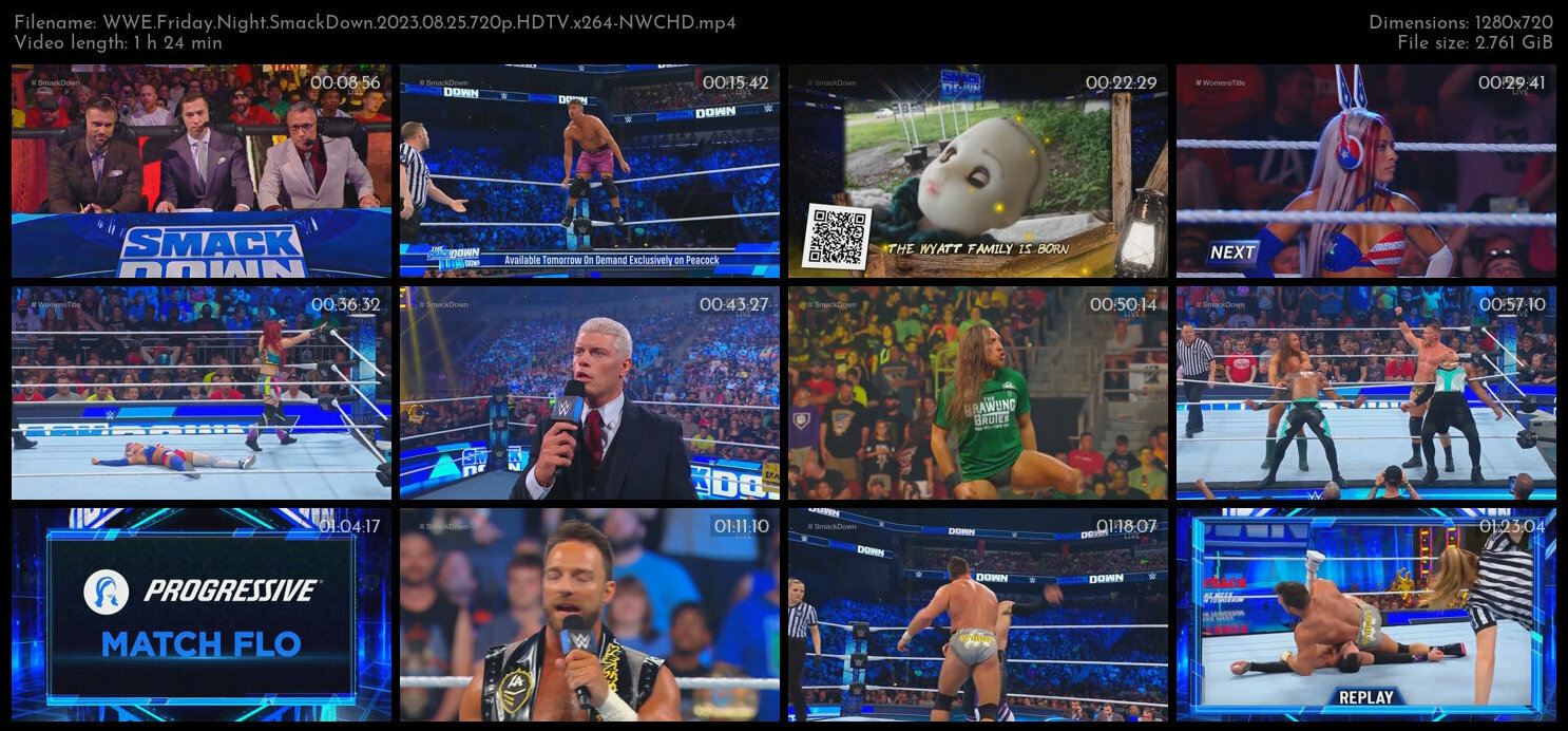 WWE Friday Night SmackDown 2023 08 25 720p HDTV x264 NWCHD TGx