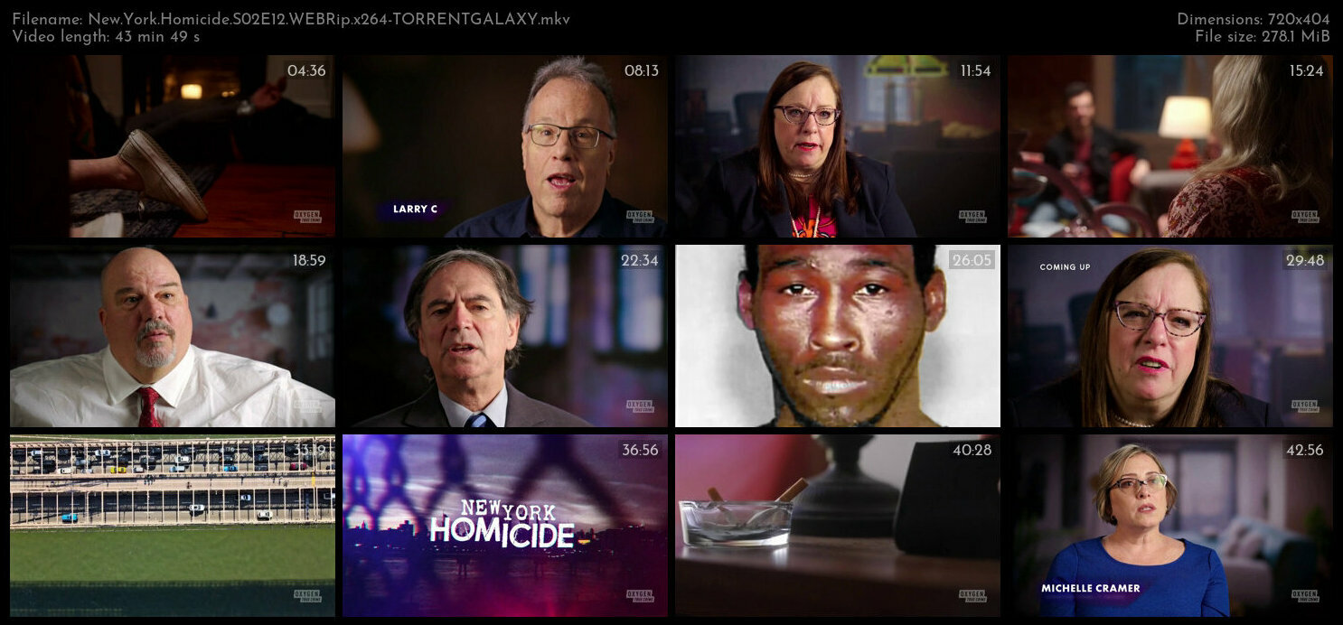 New York Homicide S02E12 WEBRip x264 TORRENTGALAXY