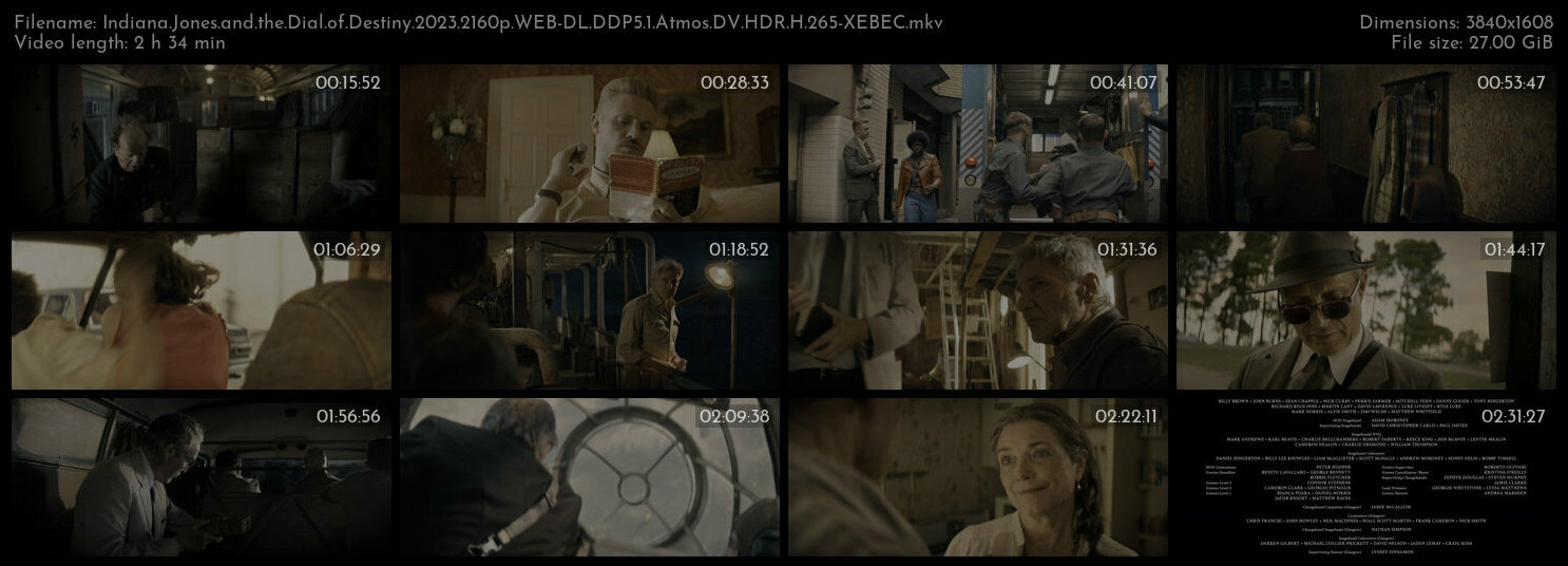 Indiana Jones and the Dial of Destiny 2023 2160p WEB DL DDP5 1 Atmos DV HDR H 265 XEBEC TGx