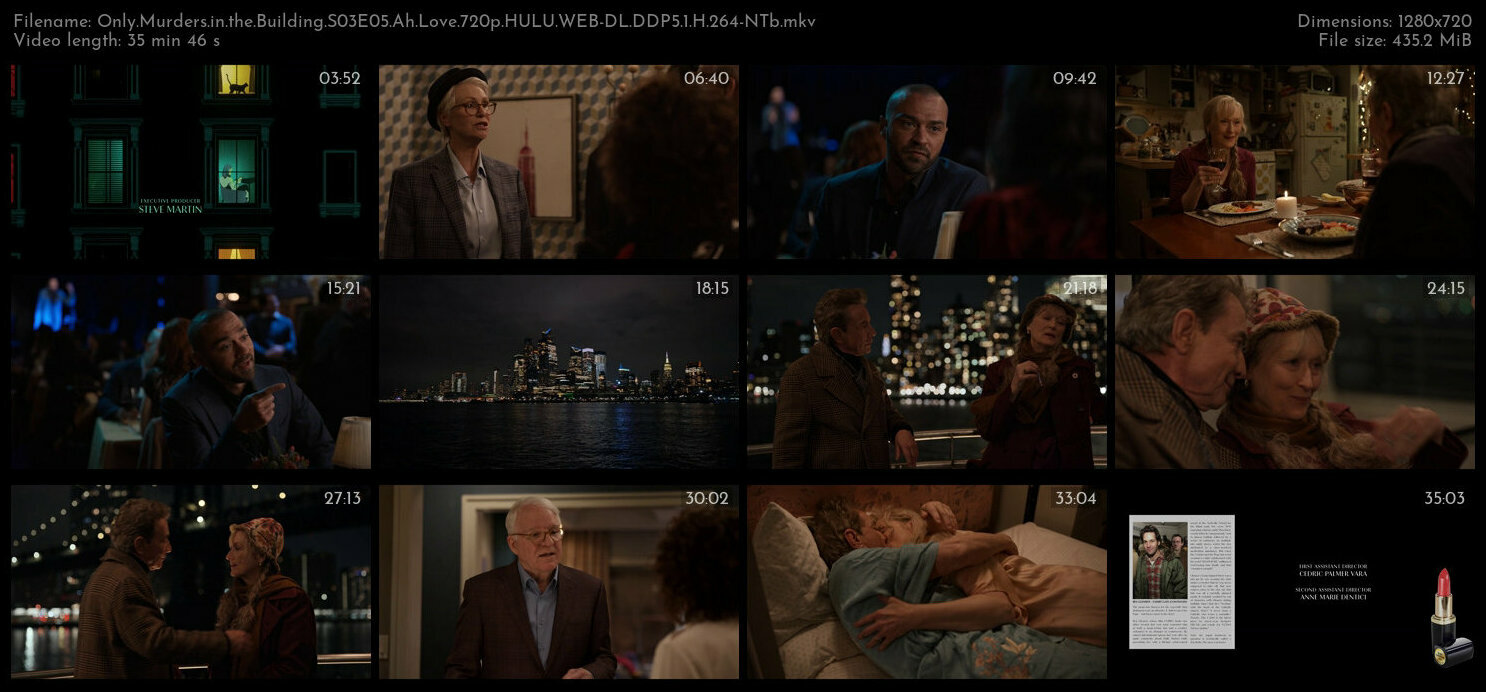 Only Murders in the Building S03E05 Ah Love 720p HULU WEB DL DDP5 1 H 264 NTb TGx