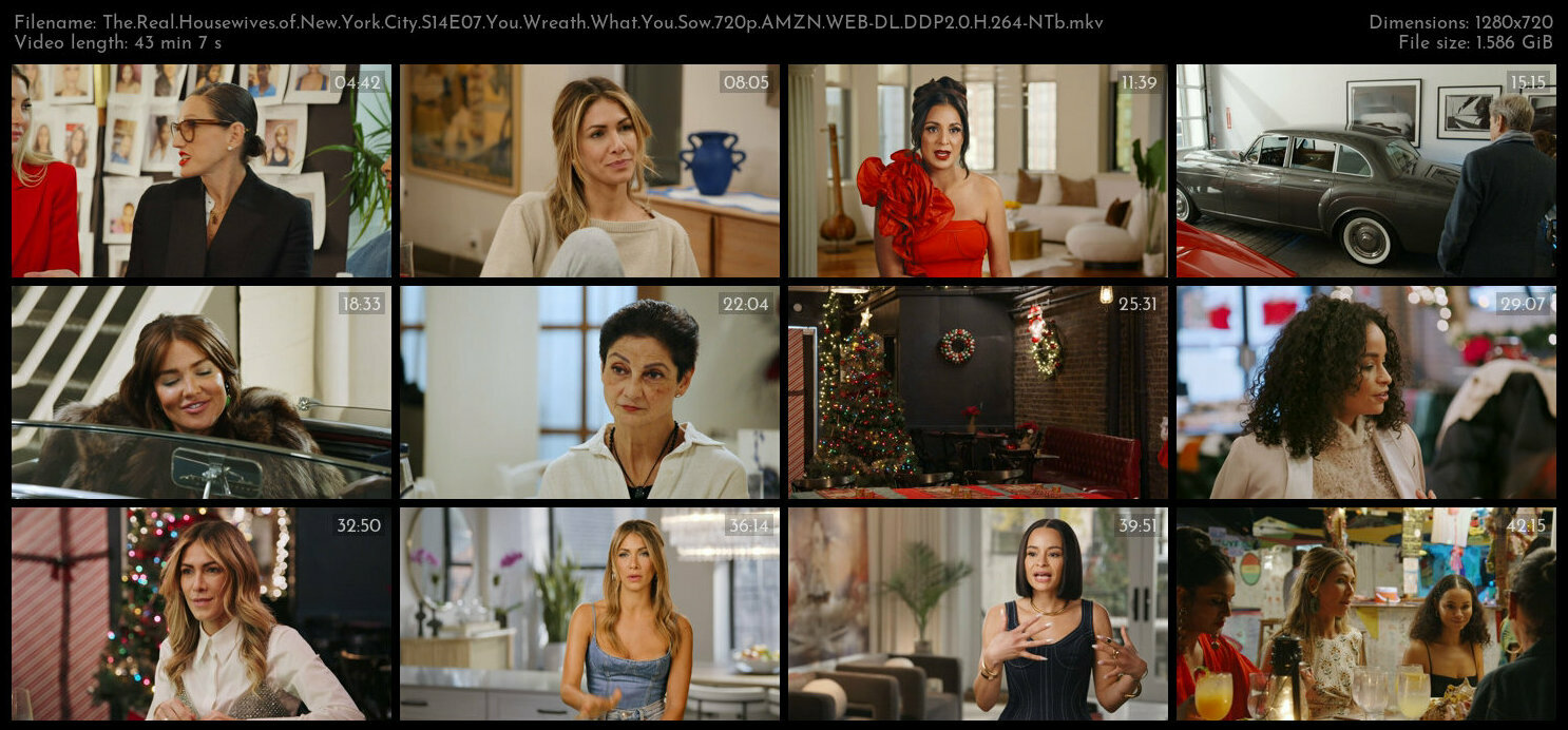 The Real Housewives of New York City S14E07 You Wreath What You Sow 720p AMZN WEB DL DDP2 0 H 264 NT