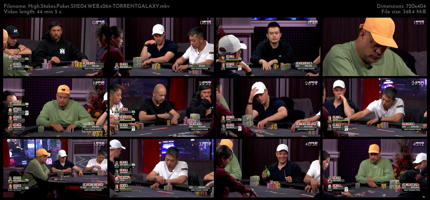 High Stakes Poker S11E04 WEB x264 TORRENTGALAXY