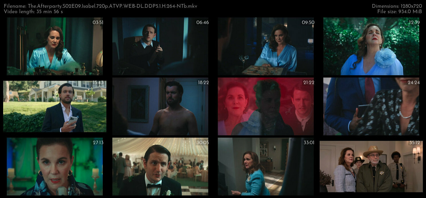 The Afterparty S02E09 Isabel 720p ATVP WEB DL DDP5 1 H 264 NTb TGx