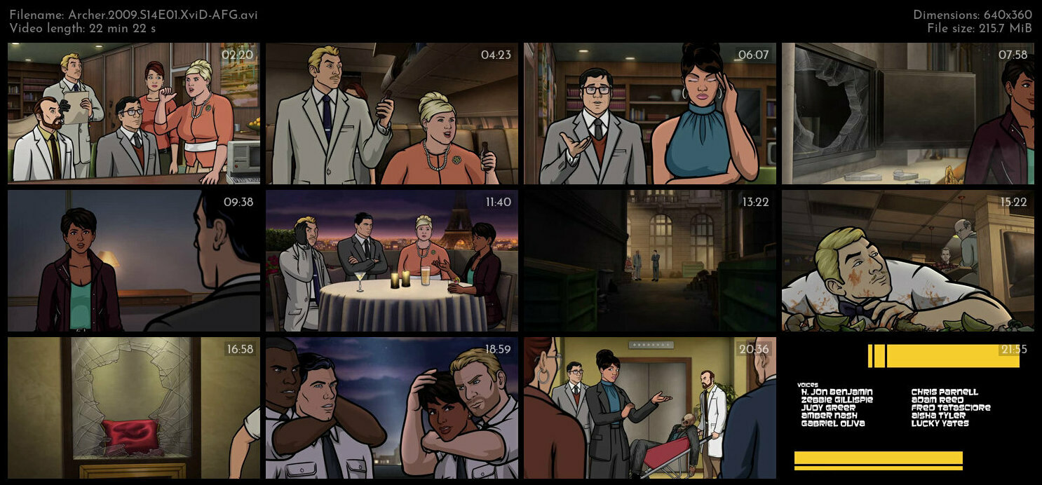 Archer 2009 S14E01 XviD AFG TGx