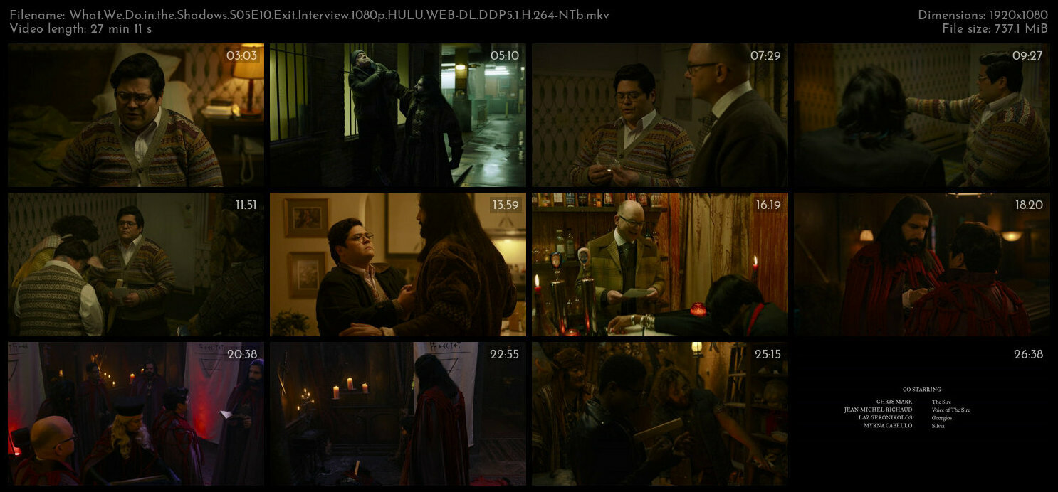 What We Do in the Shadows S05E10 Exit Interview 1080p HULU WEB DL DDP5 1 H 264 NTb TGx