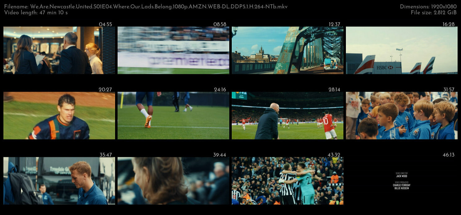 We Are Newcastle United S01E04 Where Our Lads Belong 1080p AMZN WEB DL DDP5 1 H 264 NTb TGx