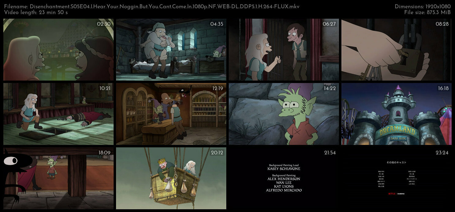 Disenchantment S05E04 I Hear Your Noggin But You Cant Come In 1080p NF WEB DL DDP5 1 H 264 FLUX TGx