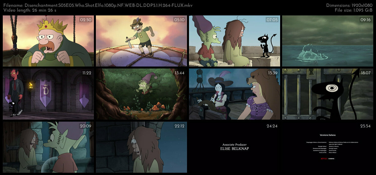 Disenchantment S05E05 Who Shot Elfo 1080p NF WEB DL DDP5 1 H 264 FLUX TGx