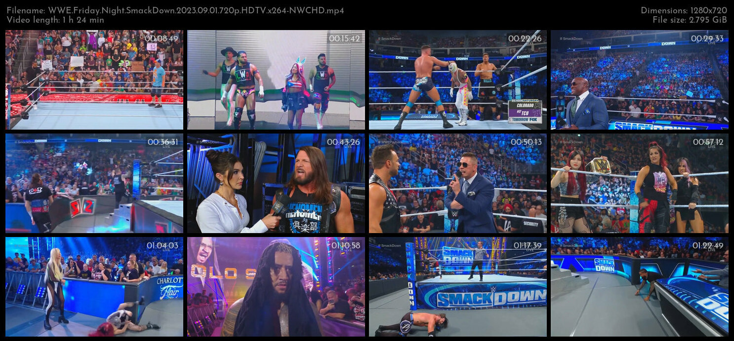 WWE Friday Night SmackDown 2023 09 01 720p HDTV x264 NWCHD TGx