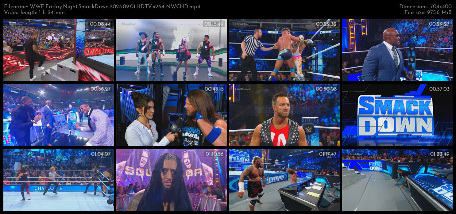 WWE Friday Night SmackDown 2023 09 01 HDTV x264 NWCHD TGx