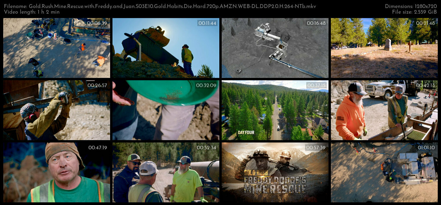 Gold Rush Mine Rescue with Freddy and Juan S03E10 Gold Habits Die Hard 720p AMZN WEB DL DDP2 0 H 264