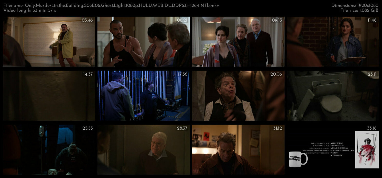Only Murders in the Building S03E06 Ghost Light 1080p HULU WEB DL DDP5 1 H 264 NTb TGx