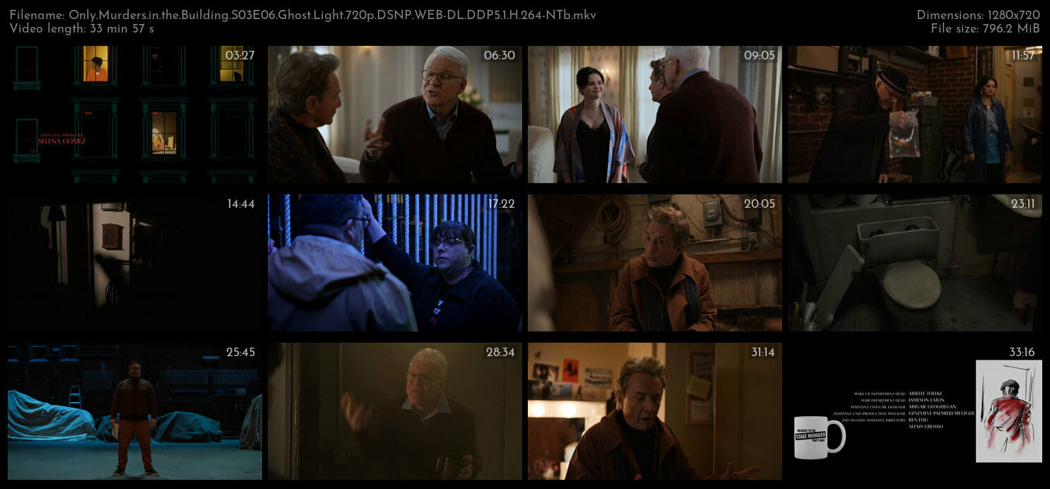 Only Murders in the Building S03E06 Ghost Light 720p DSNP WEB DL DDP5 1 H 264 NTb TGx