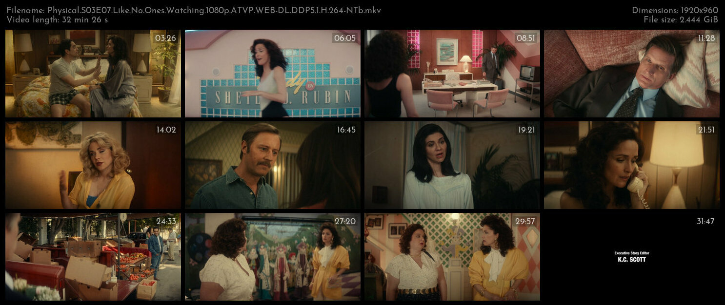 Physical S03E07 Like No Ones Watching 1080p ATVP WEB DL DDP5 1 H 264 NTb TGx