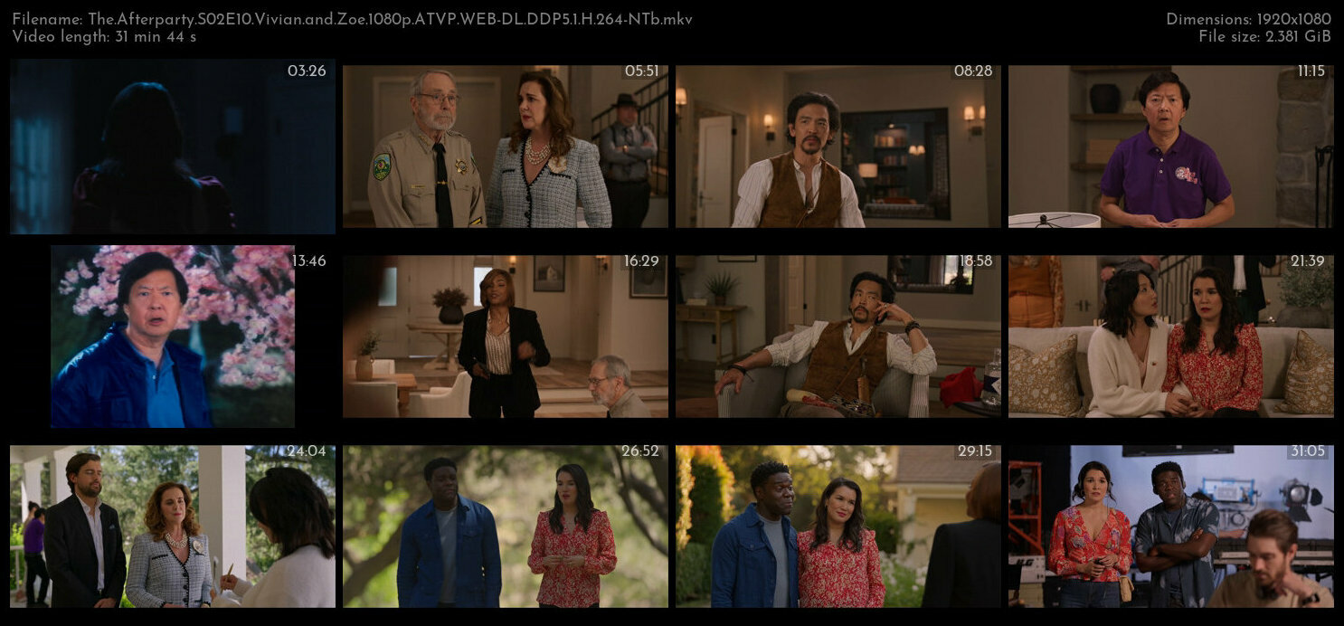 The Afterparty S02E10 Vivian and Zoe 1080p ATVP WEB DL DDP5 1 H 264 NTb TGx