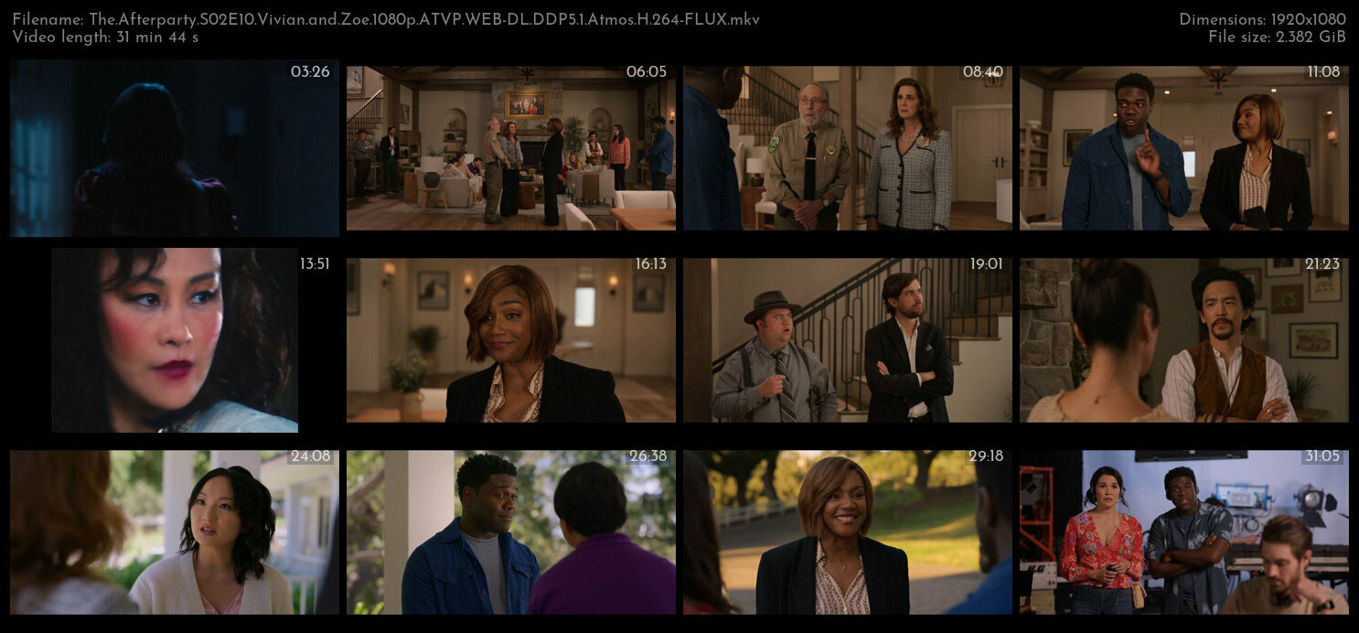 The Afterparty S02E10 Vivian and Zoe 1080p ATVP WEB DL DDP5 1 Atmos H 264 FLUX TGx