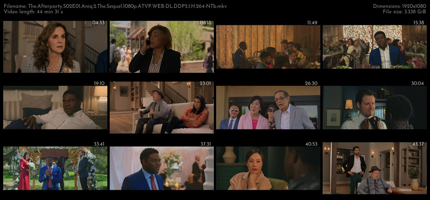 The Afterparty S02 COMPLETE 1080p ATVP WEB DL DDP5 1 H 264 NTb TGx