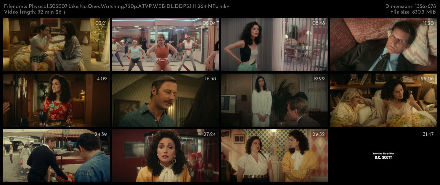 Physical S03E07 Like No Ones Watching 720p ATVP WEB DL DDP5 1 H 264 NTb TGx