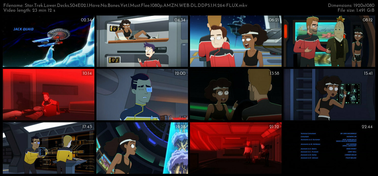 Star Trek Lower Decks S04E02 I Have No Bones Yet I Must Flee 1080p AMZN WEB DL DDP5 1 H 264 FLUX TGx