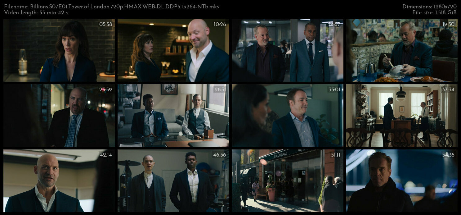 Billions S07E01 Tower of London 720p HMAX WEB DL DDP5 1 x264 NTb TGx