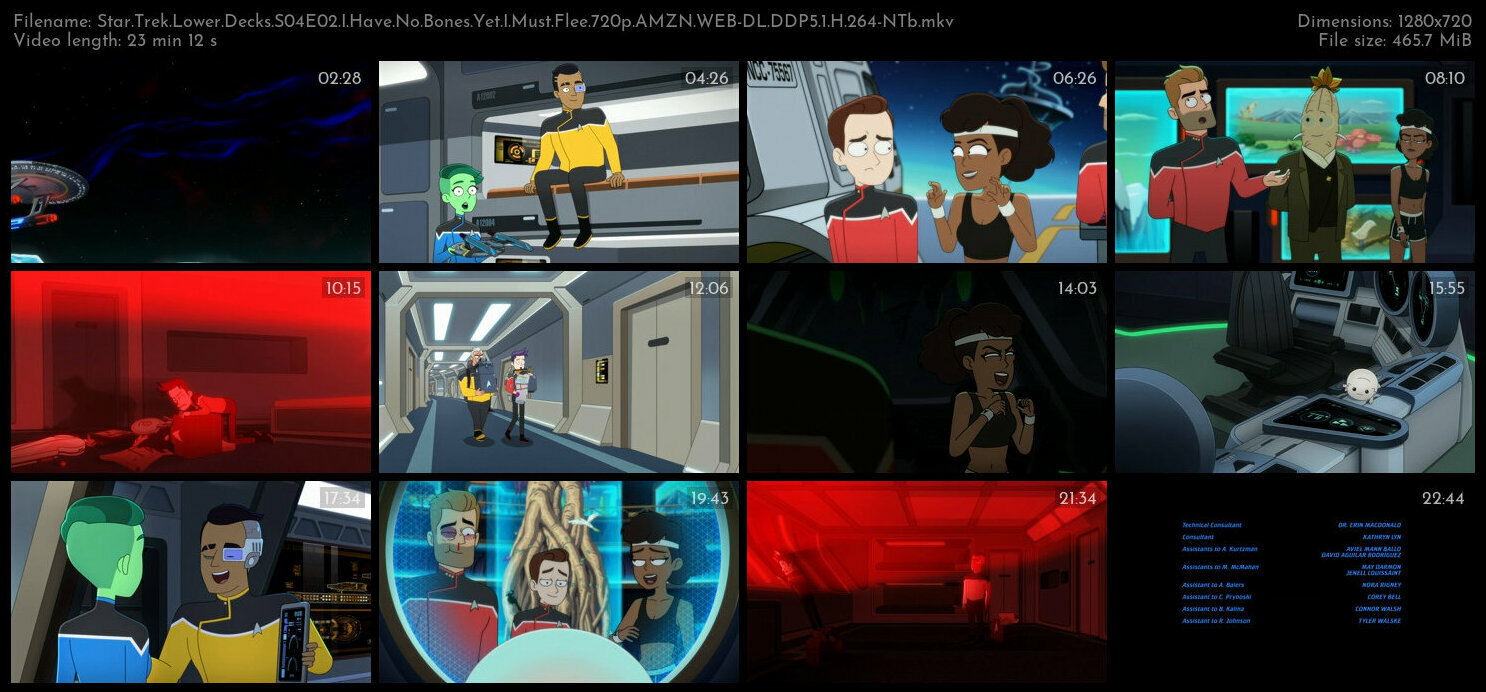 Star Trek Lower Decks S04E02 I Have No Bones Yet I Must Flee 720p AMZN WEB DL DDP5 1 H 264 NTb TGx