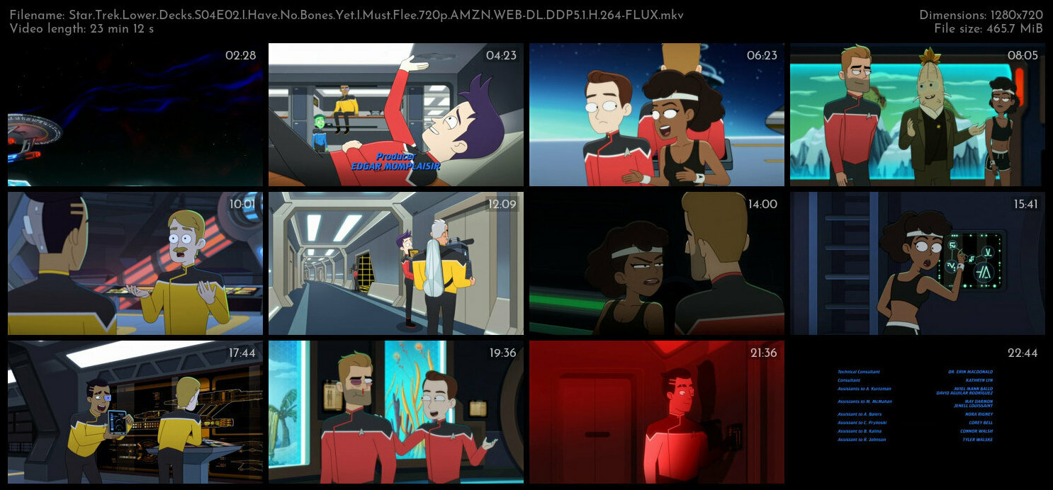 Star Trek Lower Decks S04E02 I Have No Bones Yet I Must Flee 720p AMZN WEB DL DDP5 1 H 264 FLUX TGx
